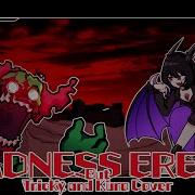 FNF COVER NEW OC MADNESS ERECT But Tricky And Kuro Sing It FLP