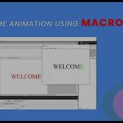 How To Create Welcome Text Animation In Macromedia Flash