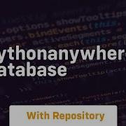 Pythonanywhere Database