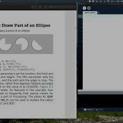 Draw A Partial Ellipse In Processing 3