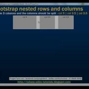 Bootstrap Nested Rows And Columns Part 6