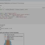 Control Variates For Variance Reduction