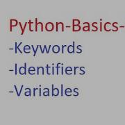 Python6 Basics Keywords Identifiers And Variables