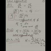 2 Total Differential And Total Derivative