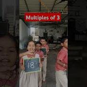 Multiples Of 3 School Vibgyor Education Maths Multiplication Tables
