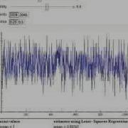 Estimating The Ornstein Uhlenbeck Process Using Least Squares Regression