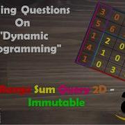 LeetCode 304 Range Sum Query 2D Immutable Algorithm Code Explained