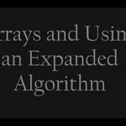 08 02 Arrays And Using Expanded Algorithm 4th Grade SS Multimedia