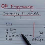 C DataTypes And Variables Learn Coding