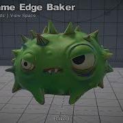 Wireframe Edge Baker Tool Showcase 1