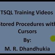 TSQL Stored Procedures With Cursors