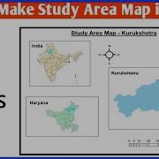 Как создать карту исследуемой территории в ArcGIS Полный процесс Arcgis Studyareamap Civilen