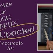 Procreate 5 4 Brand New Brush Organization