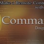COMMAND Design Pattern With Remote Control App Example