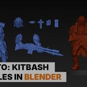 Blender Tutorial How To Easily Kitbash STL Files For 3D Printing