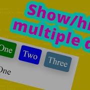Show Hide Multiple Divs With Jquery Hide Show Div Elements On Click In Javascript JQuery Hide Show