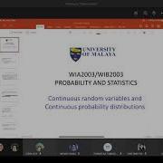 Probability And Statistics Lecture 04 Continuous Random Variable