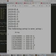 PHP Tutorial Easiest Way To Sort Date Array KSORT