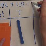 Adding 3 Digit Numbers Using Base Ten Blocks No Regrouping