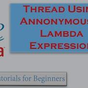 58 Create Thread Using Anonymous Inner Class And Lambda Expression Multi Threading Example