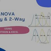 ANOVA Analysis Of Variance 1 Way 2 Way Python Excel Analysis