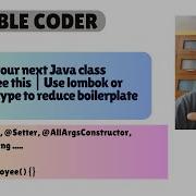 DO NOT Write Your Next Java Class Before You See This Use Lombok Or Java Record Type