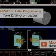MAZATROL Programming Briefs Turning Drilling Process