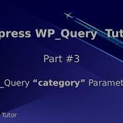Учебное пособие по WordPress WP Query для начинающих с нуля Часть 3 Параметр WP Query Category