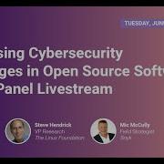 LF Live Webinar Addressing Cybersecurity Challenges In Open Source Software June 28 2022