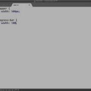 Simple Pure CSS Progress Bar