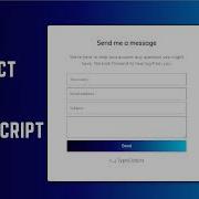 Contact Form Using JavaScript DAY6 100 Day 100 Code Challenge HTML CSS Beginners Project