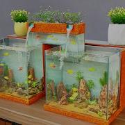 Easy To Build Aquarium Jointed With Fish Bridge