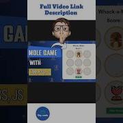How To Develop Whack A Mole Game With HTML CSS Javascript