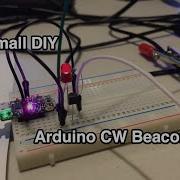 Arduino CW Beacon Proof Of Concept For Foxhunting Propagation Testing