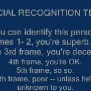 Facial Recognition Test