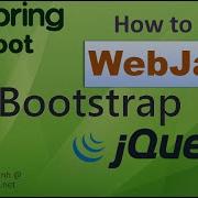 Spring Boot How To Use WebJars For Bootstrap And JQuery