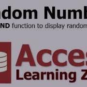 Microsoft Access Random Numbers RND Function