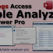 Isladogs Access Table Analyzer Viewer Review