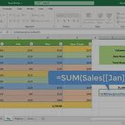 Structured Reference In Excel Office 365