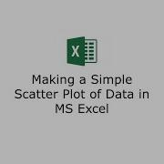 Creating A Simple Scatter Plot In MS Excel