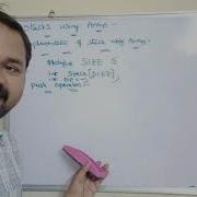Stacks Using Arrays