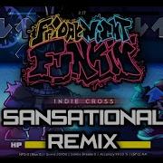 Sansational Remix By Zeroh FNF Indie Cross Gameplay BF Funkin Mix