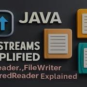 Java I O Streams Simplified FileReader FileWriter BufferedReader Explained