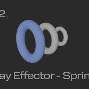 Cinema 4D Quick Tip 02 Delay Effector Spring