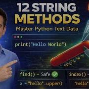 Python String Methods 12 Essential Functions You MUST Know Lesson 8 2026