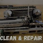 Smith Corona Silent Typewriter Repair Full Clean Fixed Broken Draw Band And Shift Lock