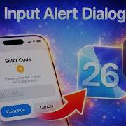 IOS 26 Verification Code Input Alert Dialog In Flutter PIN Code UI Tutorial