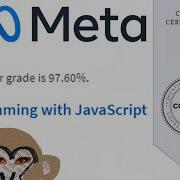 Programming With JavaScript Full Review Meta Front End Developer Certificate Coursera 2023