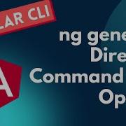 10 Create Directive Using Ng Generate Directive Command With Its Options Angular CLI