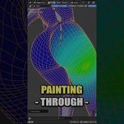 Blender Распределите краску по всей сетке